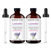 Majestic Pure Lavender oil bottle with dropper for precise diffuser use