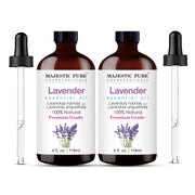 Majestic Pure Lavender oil bottle with dropper for precise diffuser use
