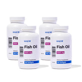 MAJOR Omega-3 bottle front displaying 1000 mg softgels for daily use