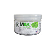 Mak Menthol Crystals in a jar for lasting aroma and freshness.