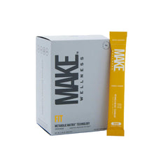 Make Wellness FIT Peptides bottle showing a clean formula for muscle recovery