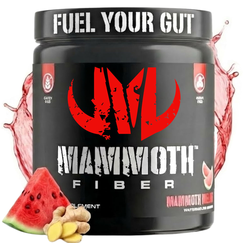 Mammoth Fiber watermelon powder ready to mix for steady digestion.