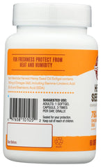 Manitoba Harvest hemp oil softgel pouring, easy daily supplementation for busy days.
