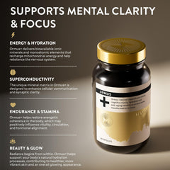Manna Vitality Ormus+ capsules closeup of capsules for energy