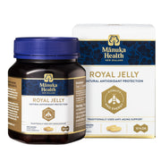 Manuka Health Royal Jelly Capsules bottle front showing 1000 mg potency for daily vitality.