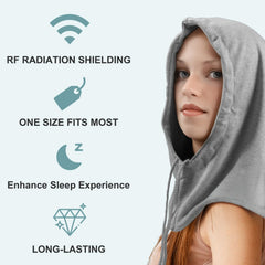 MAOOHON Faraday Hood inner silver fabric shields RF near the crown.