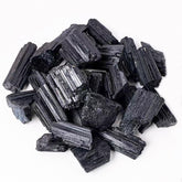 MAOSGO Black Tourmaline Crystals raw 1lb bundle for absorbing negative energy at home