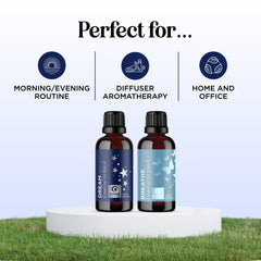 Maple Holistics Breathe Blend diffuser bottle delivering a fresh scent
