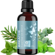 Maple Holistics Breathe bottle closeup for diffuser use.
