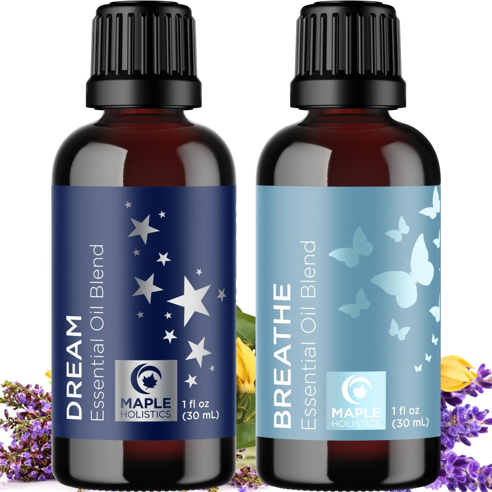 Maple Holistics Dream Blend diffuser bottle for a calming atmosphere