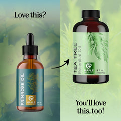 Maple Holistics Evening Primrose Oil on skin provides lightweight hydration.
