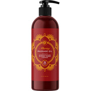 Maple Holistics relaxing massage oil bottle for a calm at-home spa session.