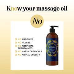 Maple Holistics vanilla massage oil moisturizes skin leaving a soft, hydrated feel