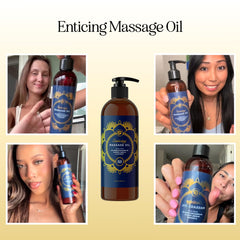 Maple Holistics vanilla massage oil therapy session mood enhancer with calming aroma