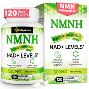 Mapurwn NMNH bottle front view highlighting NAD+ support for daily energy