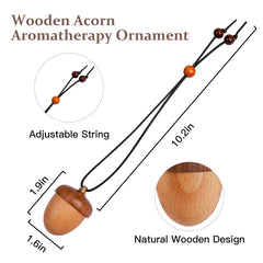 Maromalife wooden diffuser suitable for office desk and car interior