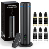 Maromalife waterless diffuser package with starter oils for easy scent setup.