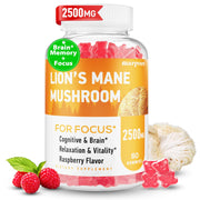 Marpvore Lions Mane Gummies bottle shows easy daily dosing for focus support