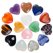 Marrywindix 15 chakras heart stones set for mindful energy balancing