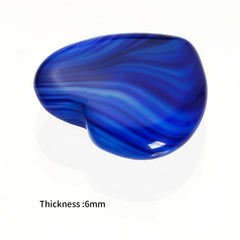 Marrywindix pocket-sized blue heart palm stones for daily carry