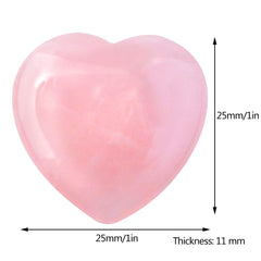 Marrywindix pink crystal pocket stone shown for daily carry