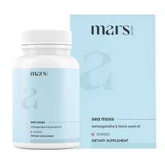 Mars by GHC Mars Surge sea moss capsules bottle front for daily mineral intake.