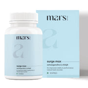 Mars Surgemax bottle side with capsules for daily energy support