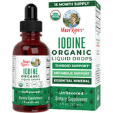 MaryRuth iodine liquid drops bottle with dropper highlighting essential mineral nutrition for daily use