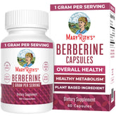 MaryRuth Organics Berberine bottle front view for daily wellness.