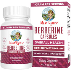 MaryRuth Organics Berberine bottle front view for daily wellness.