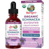 MaryRuth Organics Echinacea bottle front with USDA Organic badge for immune support.