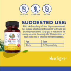 Label detail highlights the probiotic and enzyme blend supporting digestive wellness.