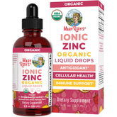MaryRuth Organics Ionic Zinc strawberry lemon bottle for daily immune support.