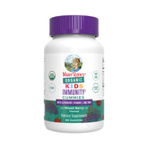 MaryRuth Organics Kids Immune Support gummies bottle front, berry flavor, convenient daily immune boost.