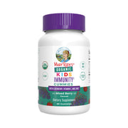 MaryRuth Organics Kids Immune Support gummies bottle front, berry flavor, convenient daily immune boost.