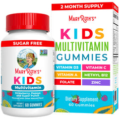 MaryRuth Organics Kids Multivitamin Gummies strawberry flavor for daily nutrition