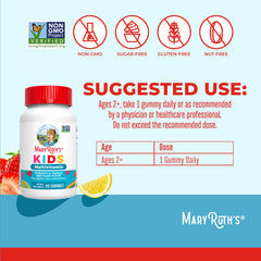 MaryRuth Organics Kids Multivitamin Gummies super punch flavor for picky eaters