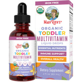 MaryRuth Organics kids multivitamin toddler bottle drops; convenient daily nutrients for growth.