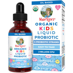 MaryRuth Organics Kids Probiotic Drops bottle for daily gut support