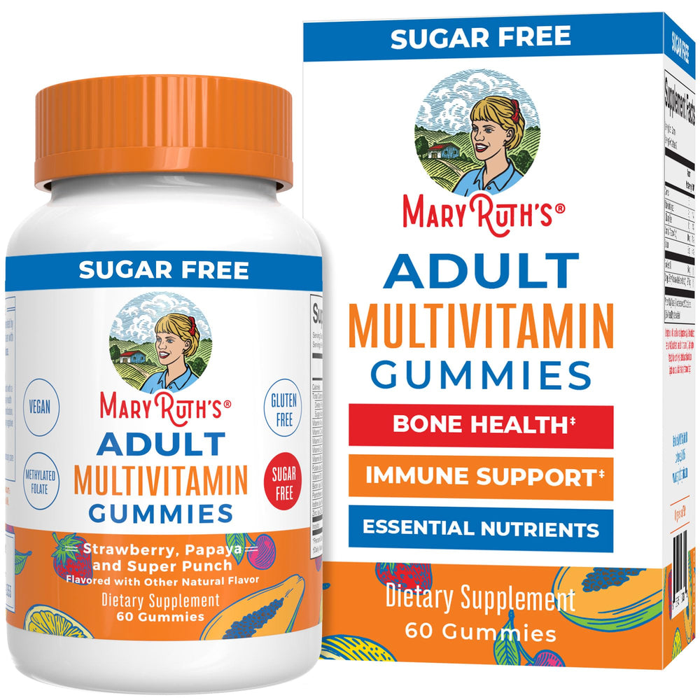 MaryRuth Organics multivitamin strawberry gummies provide a tasty daily wellness boost.