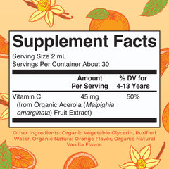 MaryRuth Organics orange-vanilla flavor drops support kids’ daily vitamin routine.