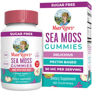 MaryRuth Organics Sea Moss Gummies bottle with green apple flavor for daily immune support