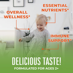 MaryRuth Organics toddler multivitamin gummies jar open for easy daily use