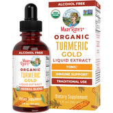MaryRuth Organics Turmeric Gold bottle for daily immune-support dosing.