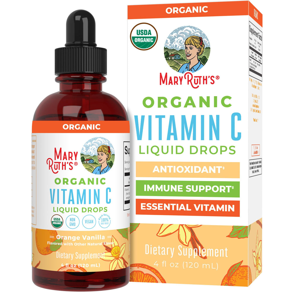 MaryRuth Organics Vitamin C drops bottle for simple daily immune support