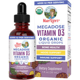 MaryRuth Organics Vitamin D3 liquid drops bottle for easy daily dosing.