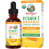 MaryRuth Organics vitamin E liquid drops bottle for daily antioxidant support