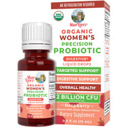 MaryRuth Organics women's probiotic liquid drops bottle supports daily digestive wellness.