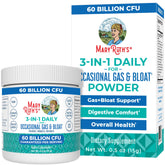 MaryRuth’s 3-in-1 Gas & Bloat probiotic powder tub for easy daily digestion.