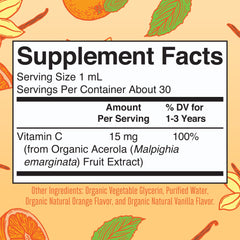 MaryRuth's gotas de vitamina C con dosificador para dosis precisas.